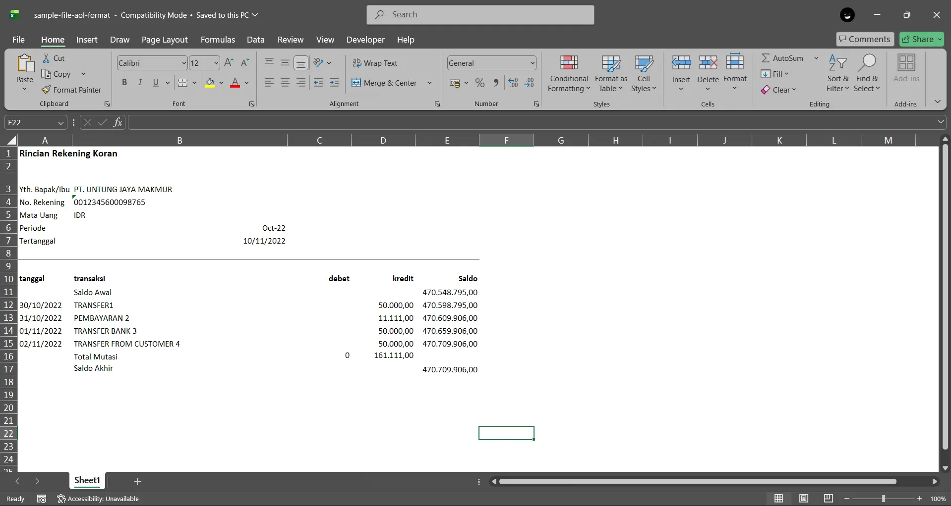 Menggunakan Smartlink e-Banking Format Accurate